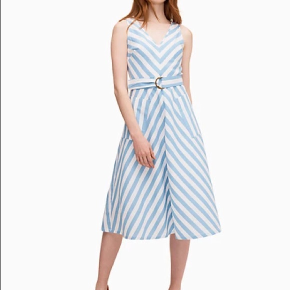 kate spade Dresses Kate Spade Deck Stripe Midi Dress New Never Worn